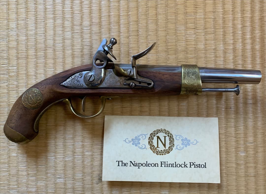 フリントロックピストル（ナポレオン皇帝）：フランクリンミント社