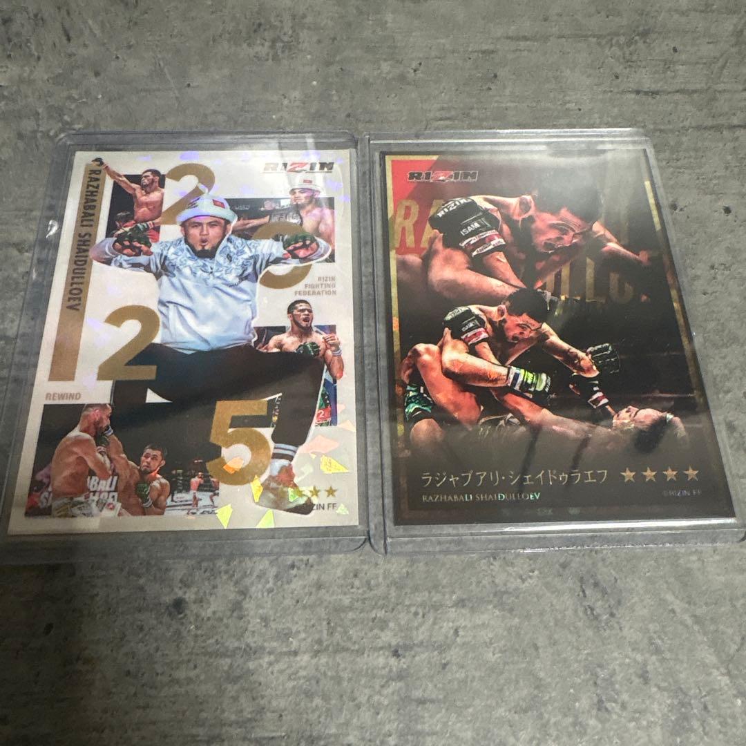 RIZINラジャブアリ・シェイドゥラエフ ライコレリアルカード - メルカリ