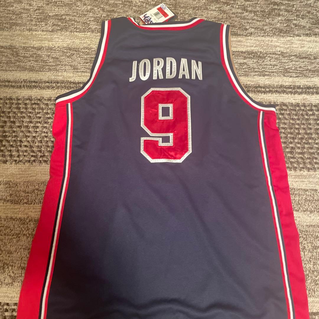 NIKE USAマイケル・ジョーダン　ユニフォーム　L 背番号9 新品タグ付き 00s NIKE 