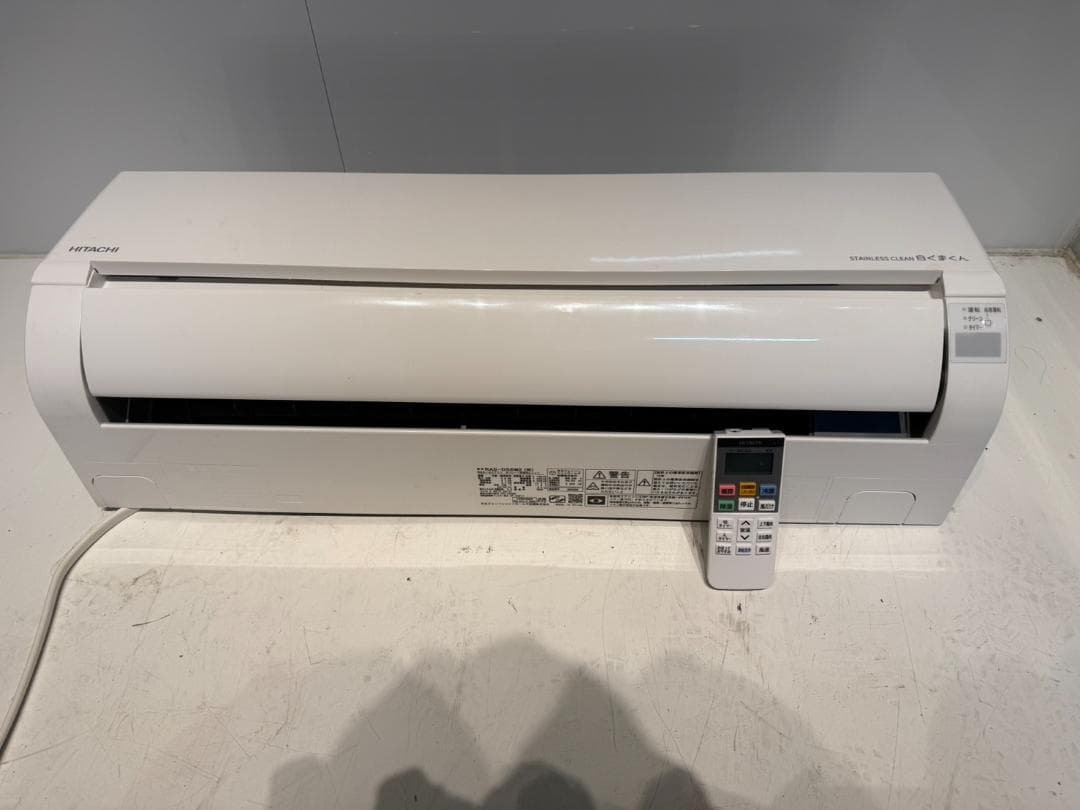 309　HITACHI　2022年製エアコン　16～18畳用　整備済み 白くまくん エアコン おもに8畳 日立 XJシリーズ 2025年モデル