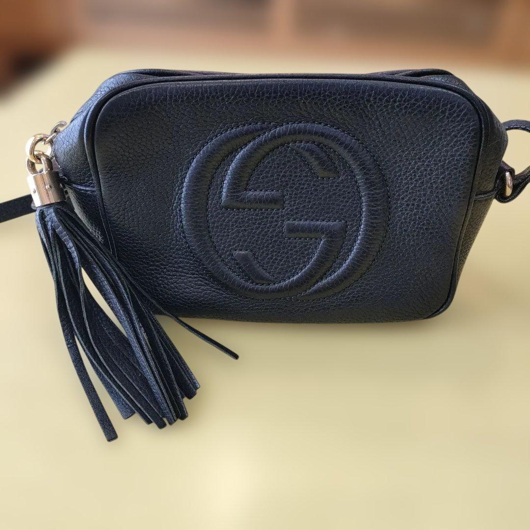 訳あり》GUCCI ソーホー スモールレザー ディスコバッグ ショルダー