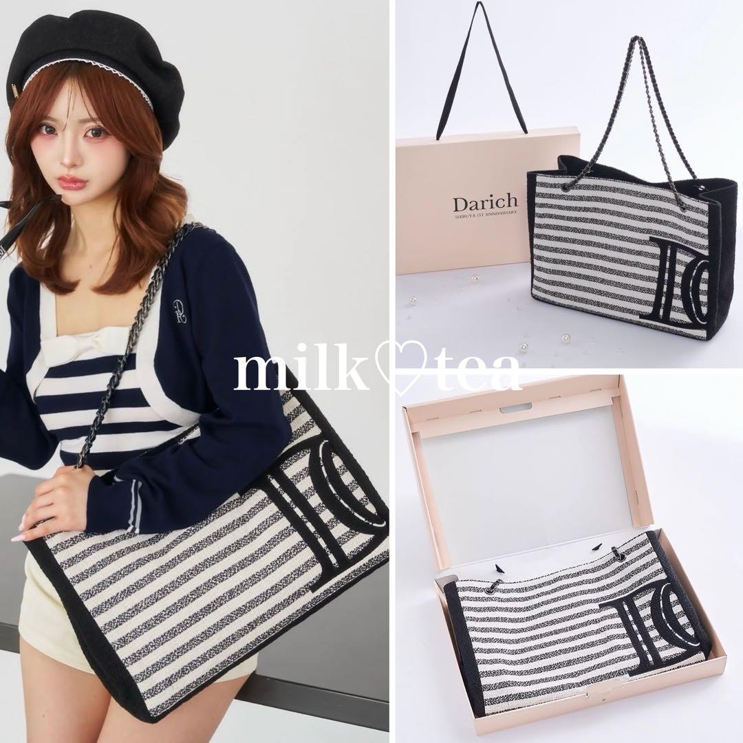 新品未開封 DDロゴツイードトートバッグ 渋谷周年限定 ダーリッチ
