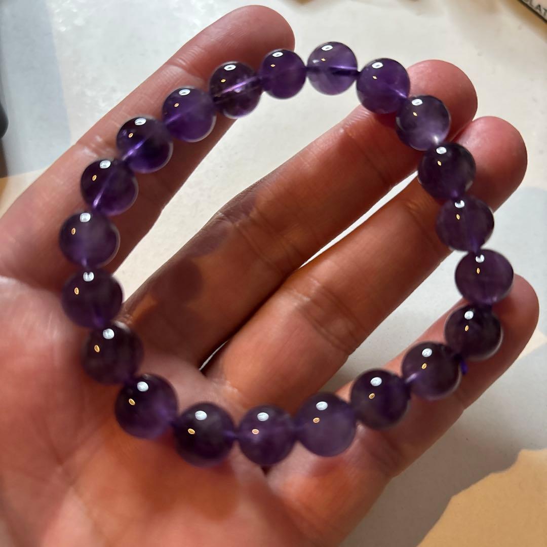 綺麗なアメジスト！ズーンとくる！めちゃ良い品！ アメジスト 2月 誕生石 ヒーリング効果 ブレス