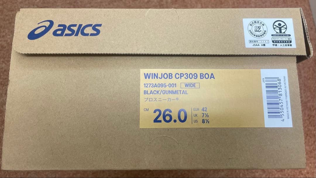 asics WINJOB CP309 BOA 26.0cm 【新品未使用品】