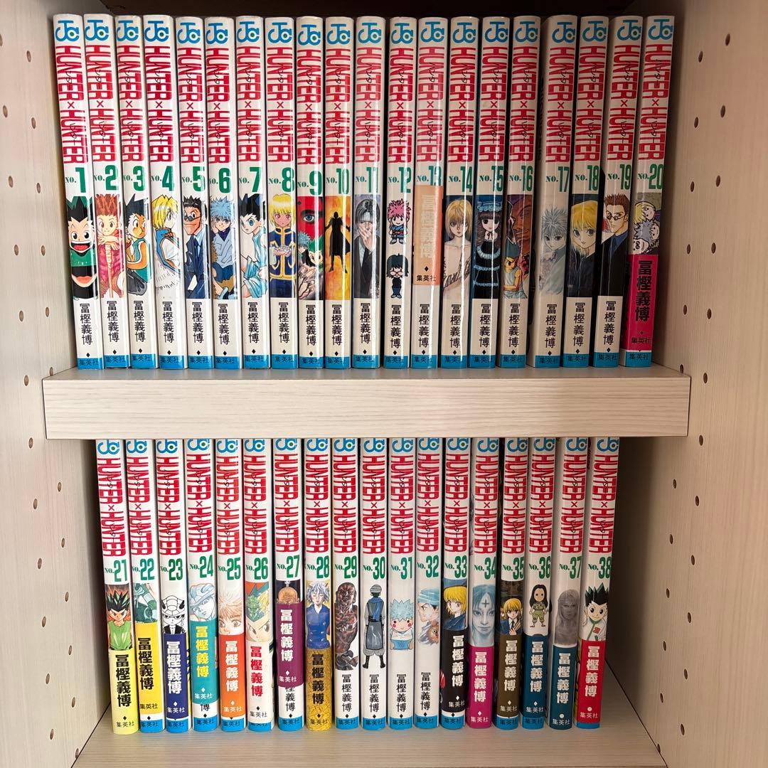 ハンター×ハンター 1-38巻セット /既刊全巻セット /冨樫 義博 送料無料 HUNTER×HUNTER ハンターハンター 1-38巻 冨樫義博 中古