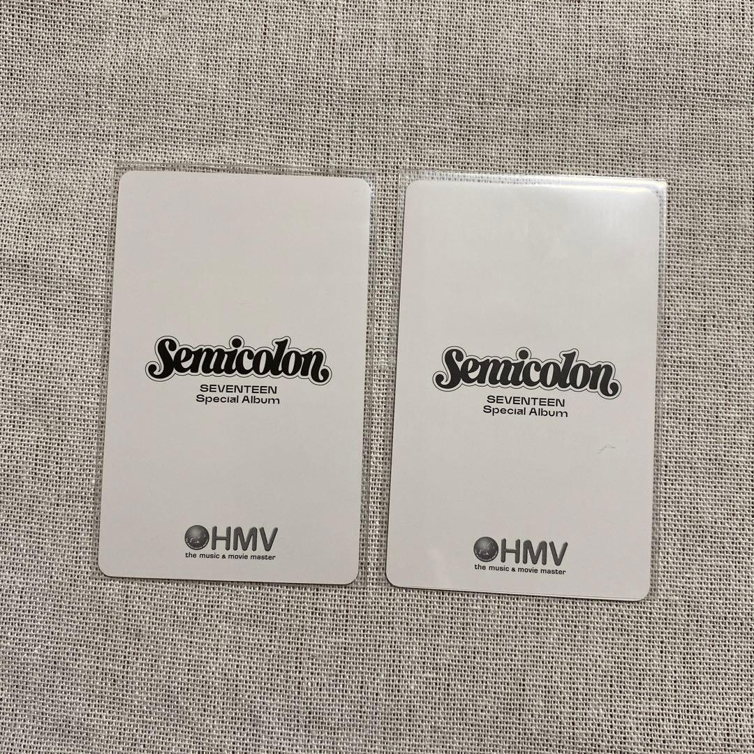 seventeen トレカ ジュン セミコロン semicolon hmv - メルカリ