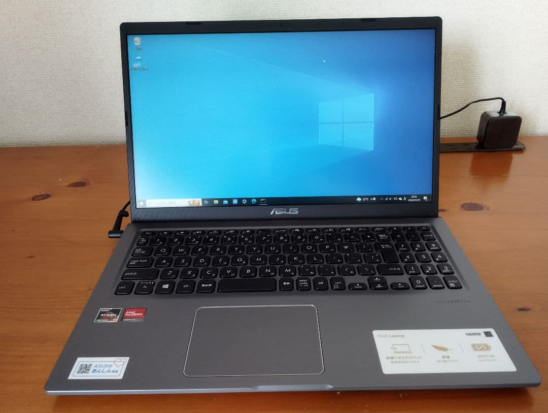 Windowsノート本体 ASUS M515UA-BQ296T ノートパソコン M515UA スレートグレー M515UA-BQ296T [15.6型