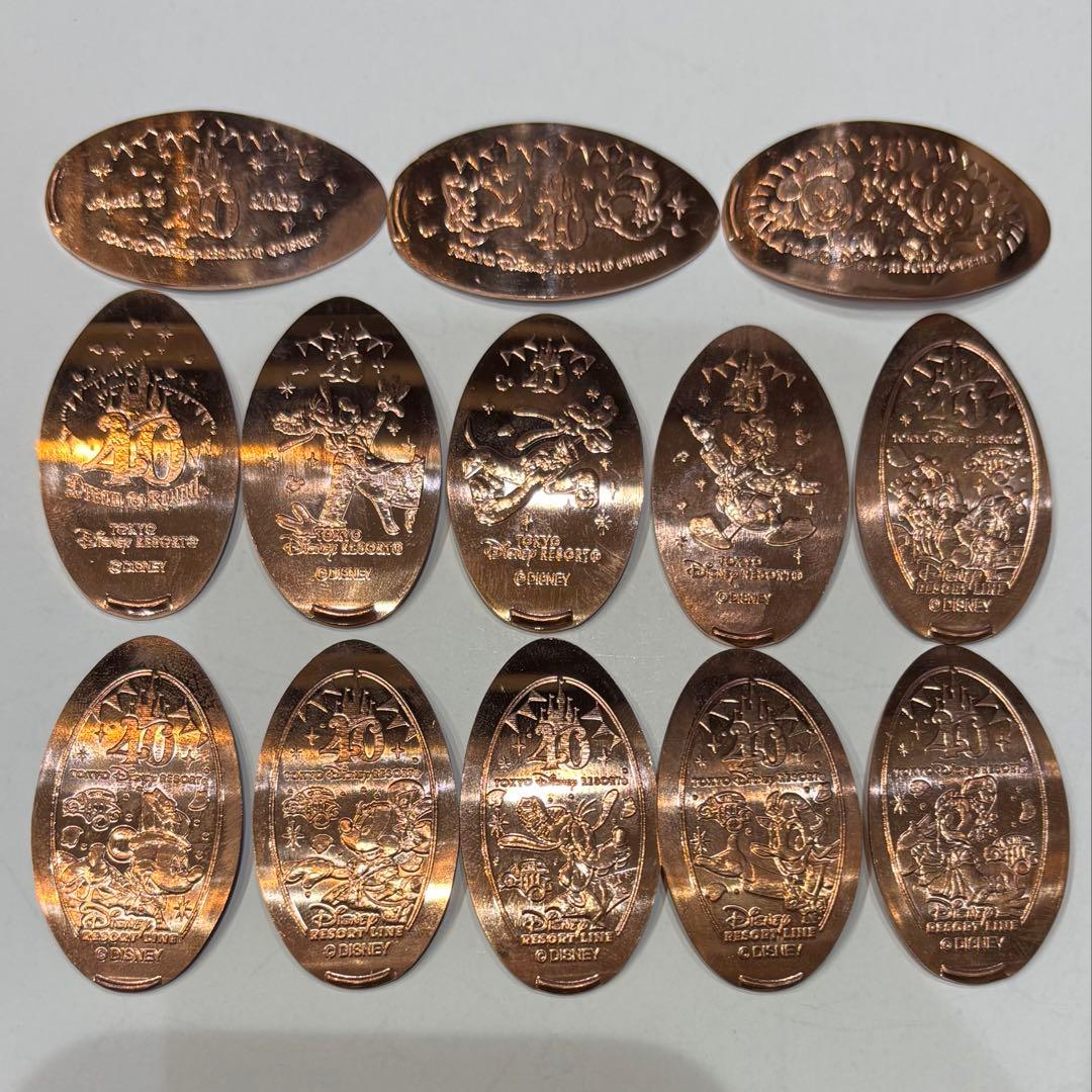 ディズニーリゾート 40周年記念 スーベニアメダル 13枚セット - メルカリ