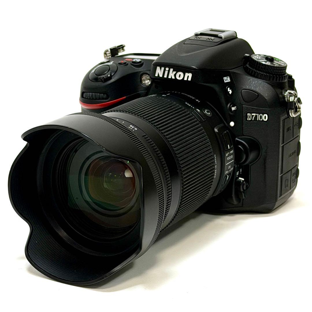 ニコン D7100 + シグマ18-300mm F3.5-6.3 レンズ付