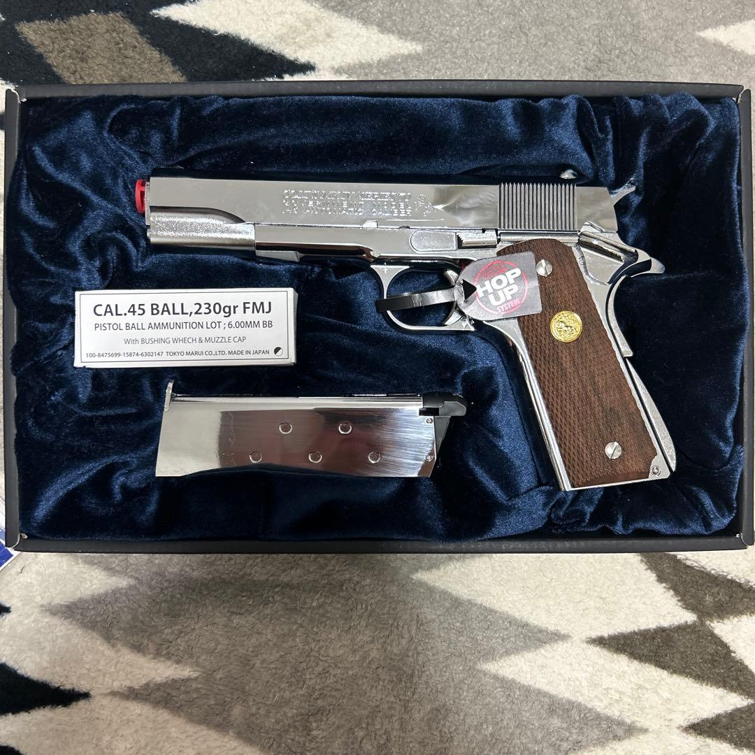 コルトガバメントシリーズ70ニッケルフィニッシュ TOKYO MARUI（東京マルイ） ガスブローバック コルト ガバメント