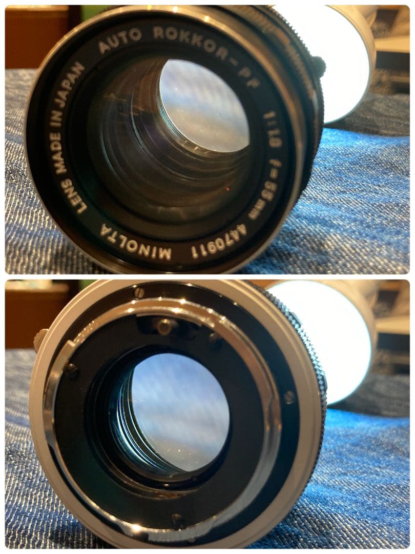 完動品＊美品＊初期保証☆minolta Sr-1s&ロッコールレンズ☆