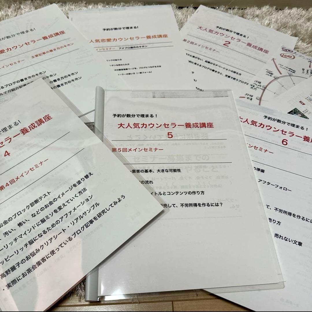 高野麗子 恋愛カウンセラー養成講座 DVDセット 全巻セット