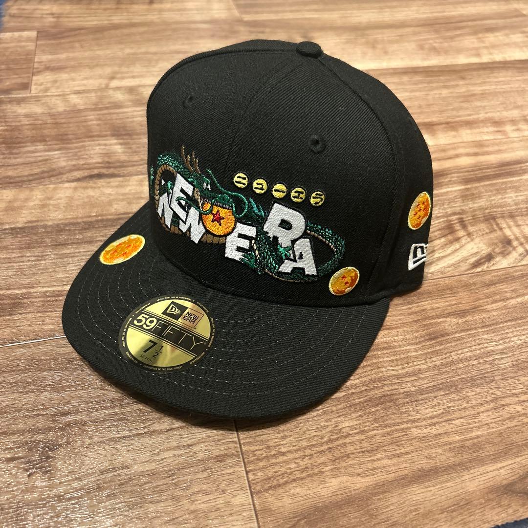 【美品】NEW ERAドラゴンボールZ 59FIFTY キャップ 7 1/2 NEW ERA DRAGON BALL Z 59FIFTY 7 3/8 Cap Black Super Saiyan Son