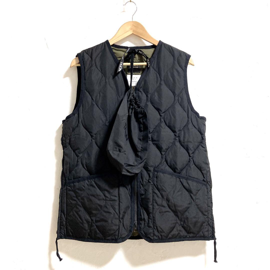 新品タグ付き】TAION フーデッドコート ダウンベストセット ブラック L