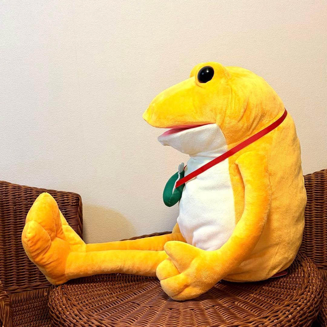 おとぼけケロピョン 超BIG 特大 ジャンボ ぬいぐるみ カエル - メルカリ