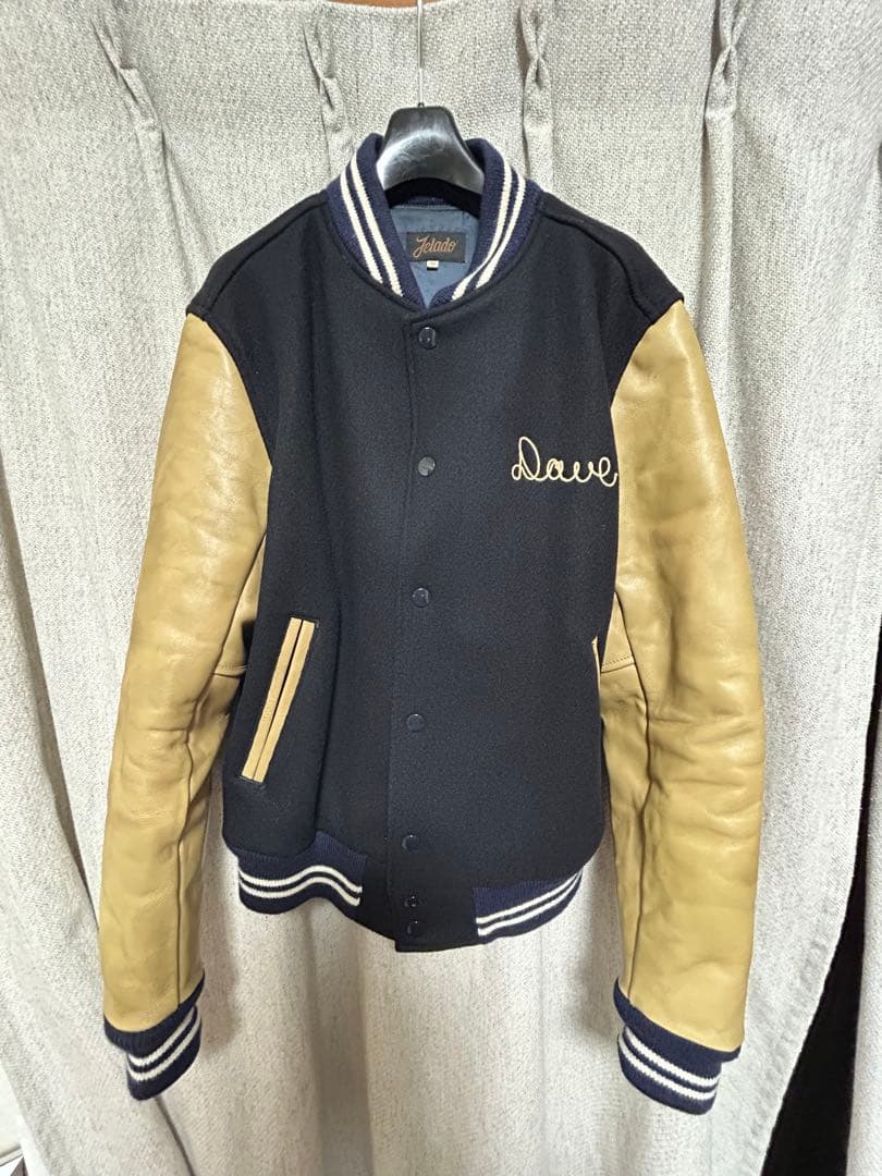 Jelado スタジャン M ネイビー・ベージュ