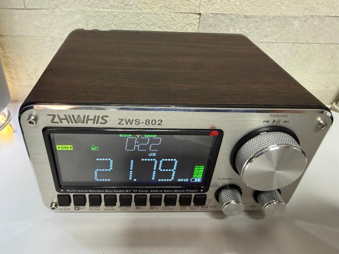 ZHIWHIS ZWS-802 ウッドケースラジオ リピーター付 Amazon.co.jp: ZHIWHIS Bluetoothスピーカー ウッドケースラジオ