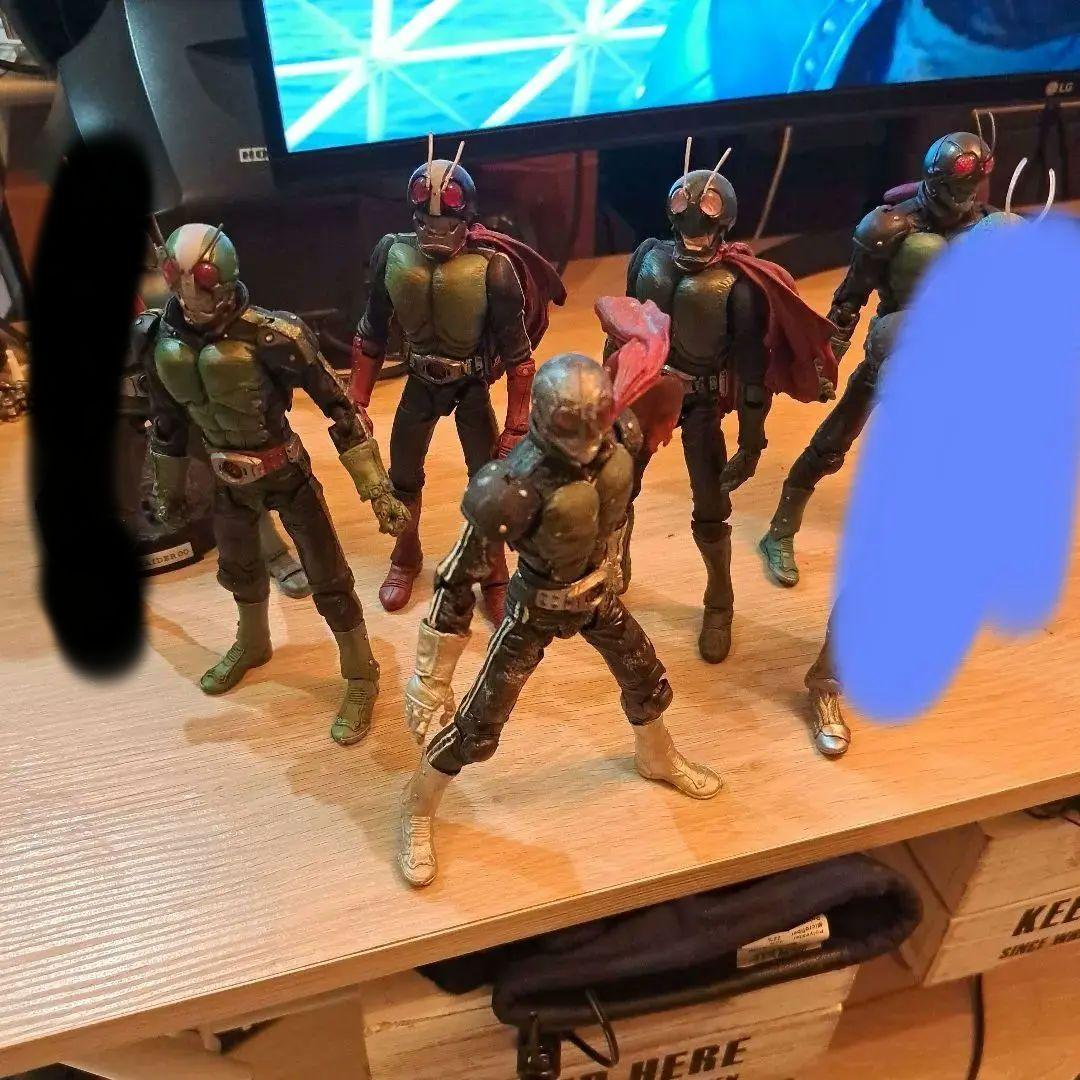 S.I.C. 「昭和仮面ライダーセット」バイク4台(1台素人改造) - メルカリ