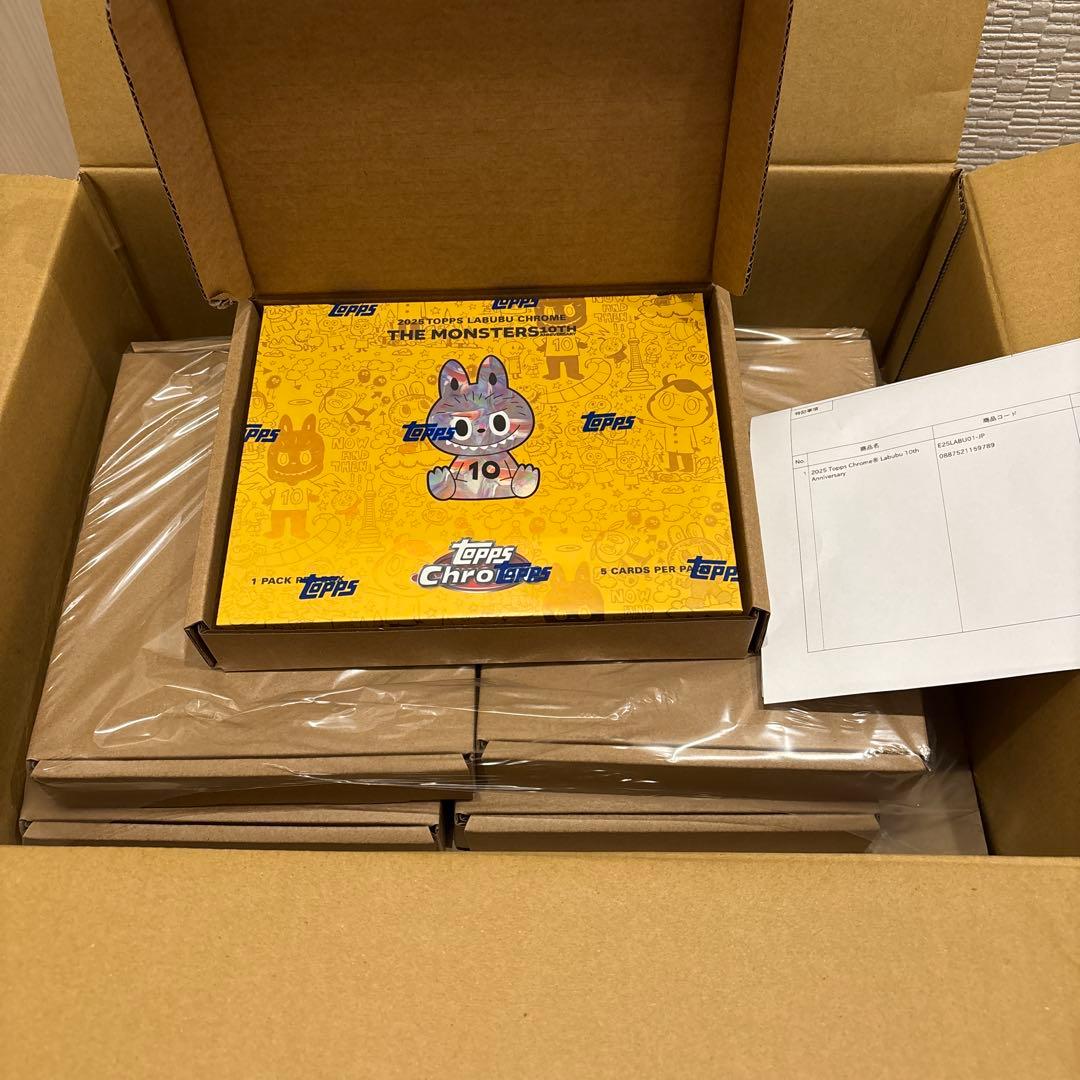 【5box】TOPPS LABUBU BOX 🚨 Topps Chrome x Labubu is officially dropping October 20 — and