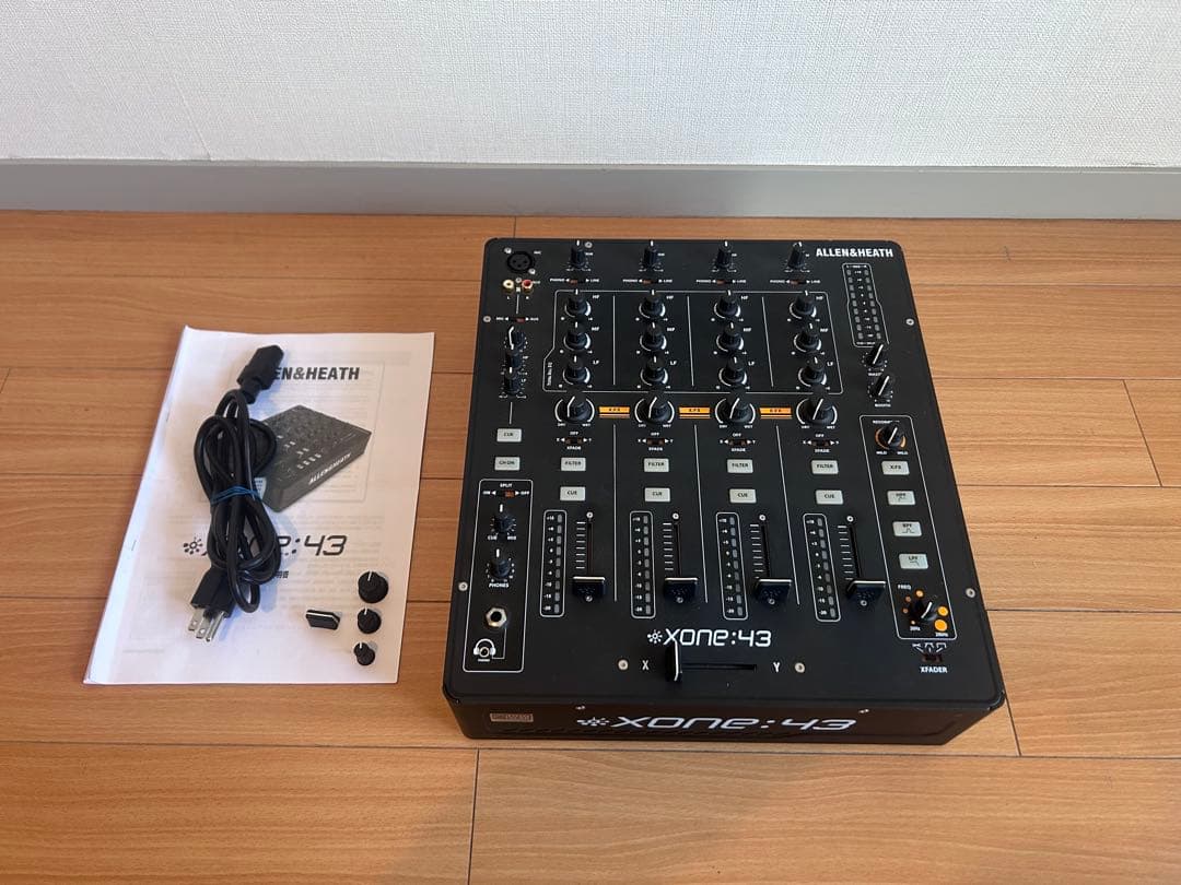 Allen & Heath Xone:43 DJミキサー Allen & Heath DJミキサー XONE:43 | 高品質4チャンネルアナログミキサー