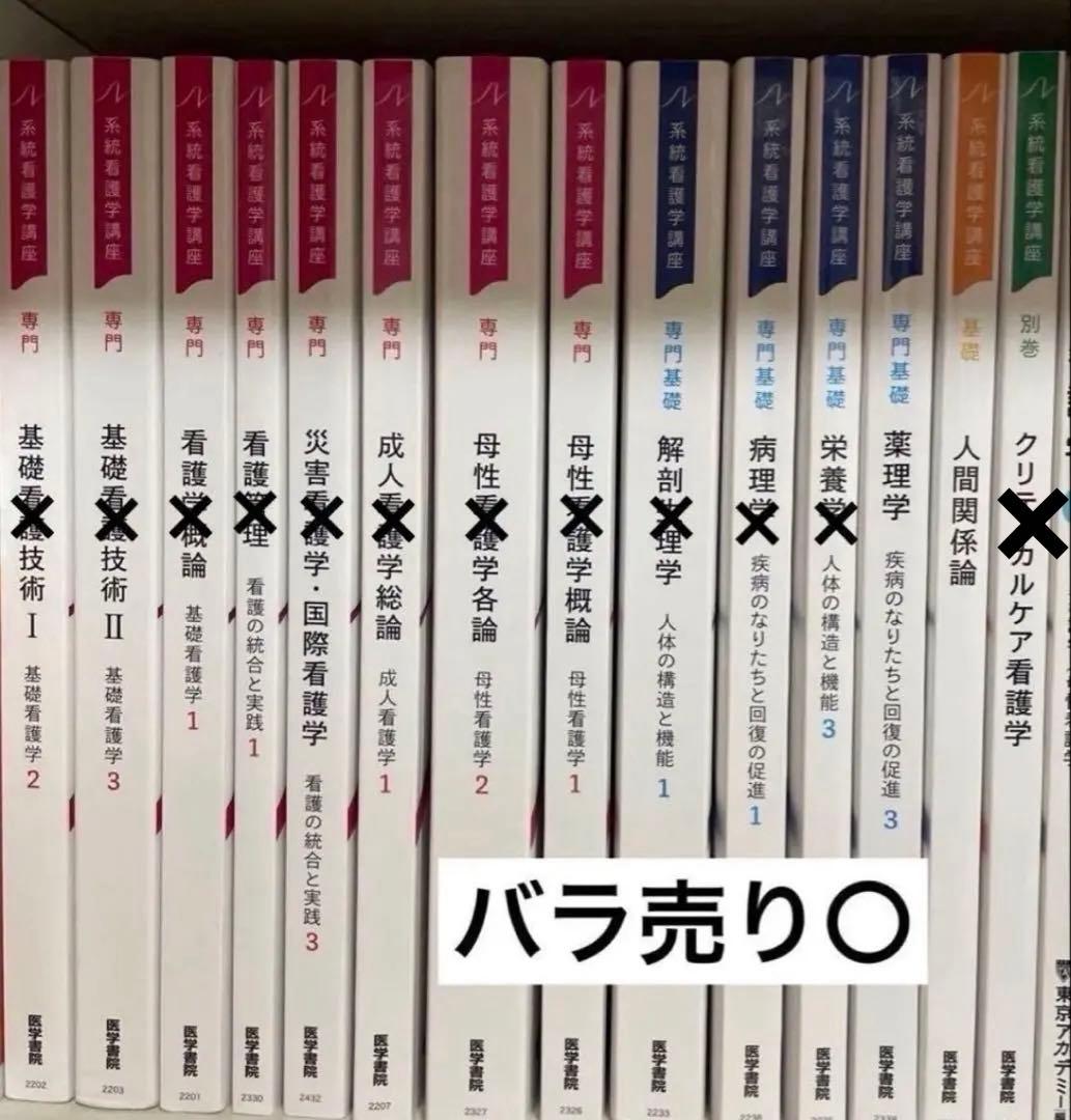 1冊のお値段】看護師医学書院 教科書 系統看護学講座 - メルカリ