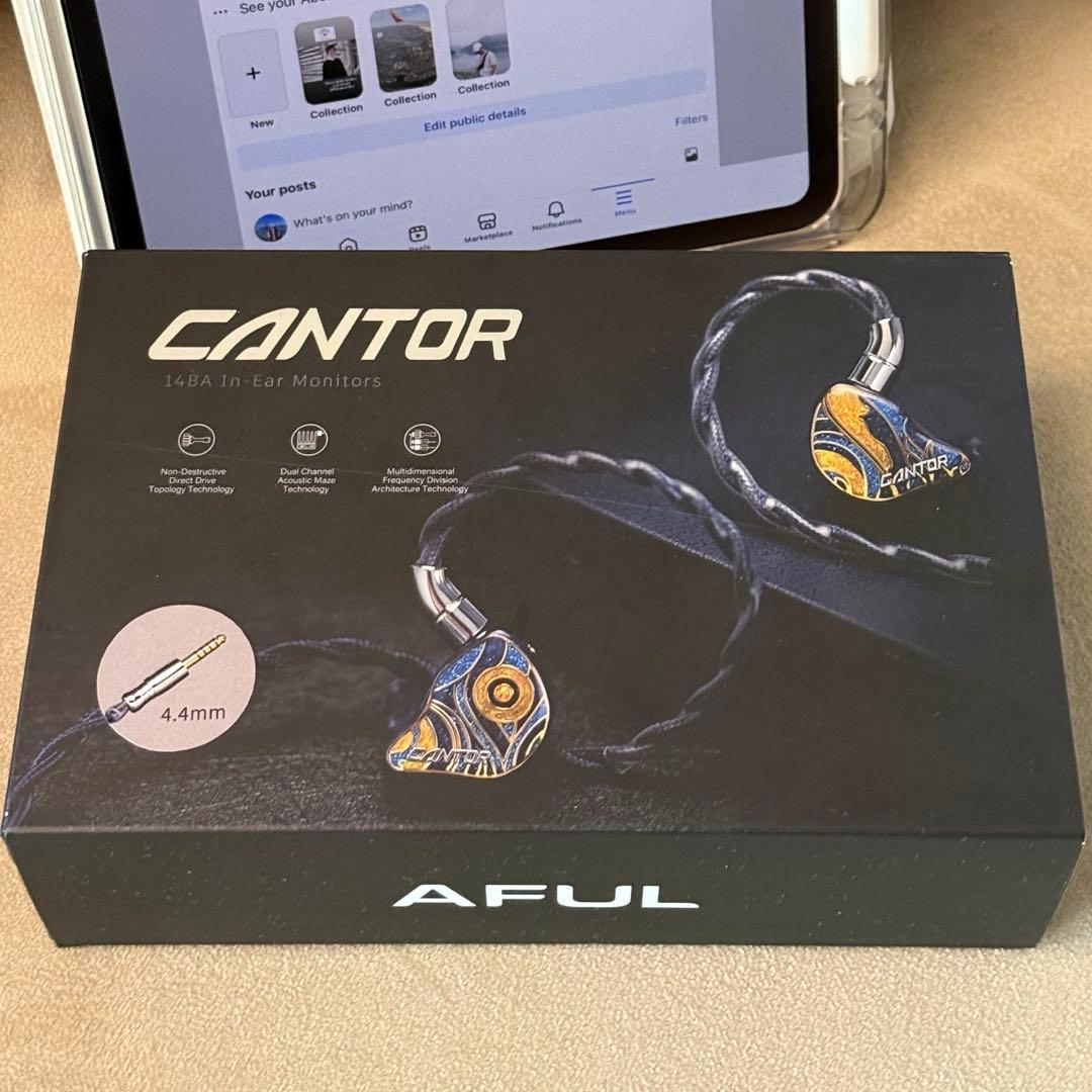 s*s様 【ほぼ未使用】AFUL / CANTOR 4.4mm 14BA イヤホ