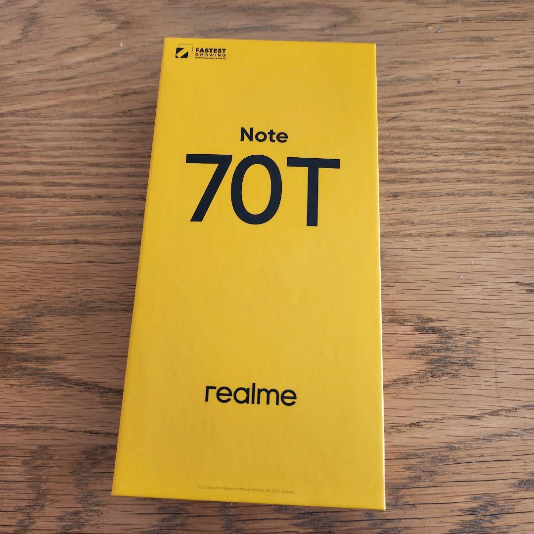 新品未開封！ realme Note 70T ブラック 黒 4GB 128GB Amazon | realme Note 70T 4Gスマートフォン 4+128GB、SIM フリー