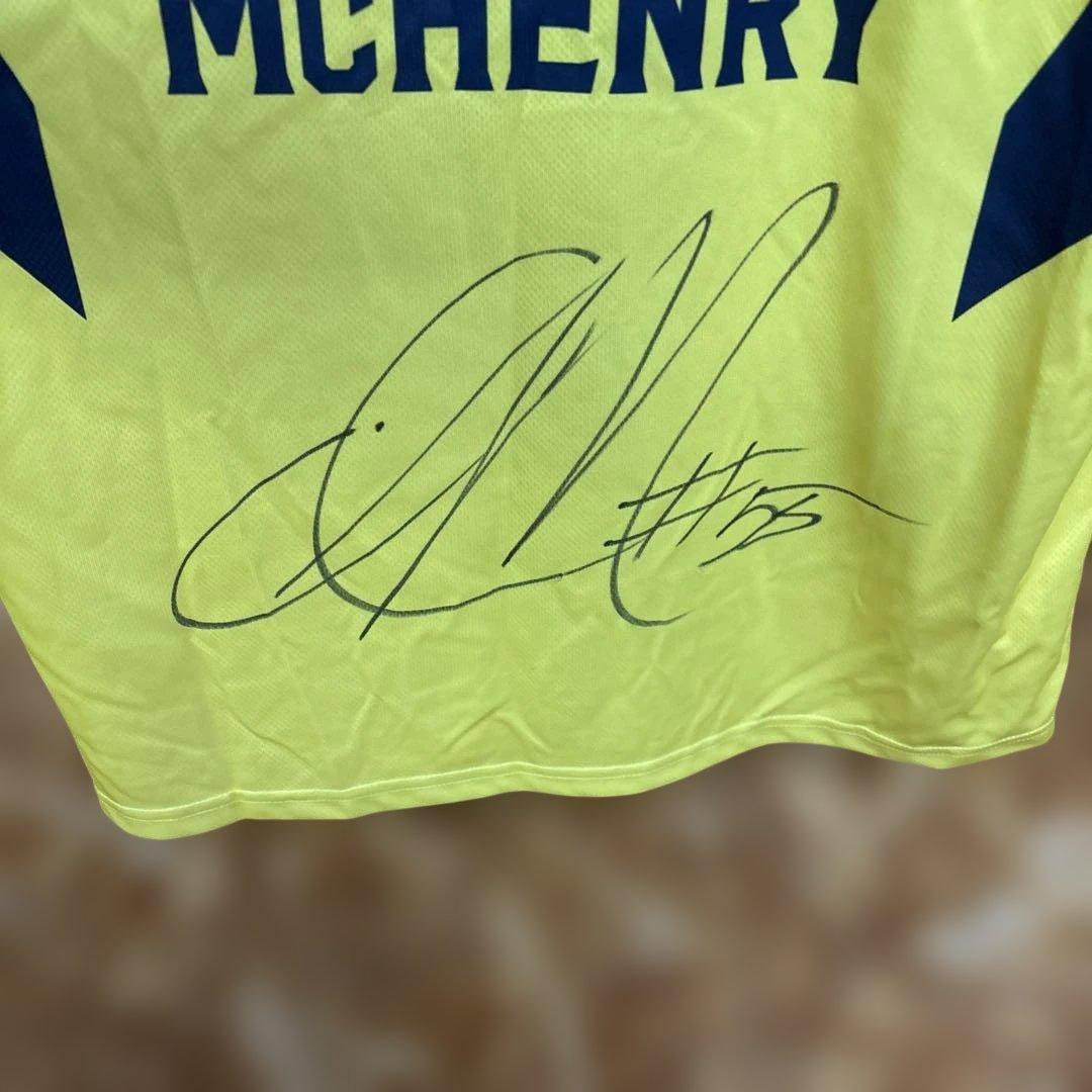 アンソニー・マクヘンリー 直筆サイン入り ユニホーム 信州ブレイブ