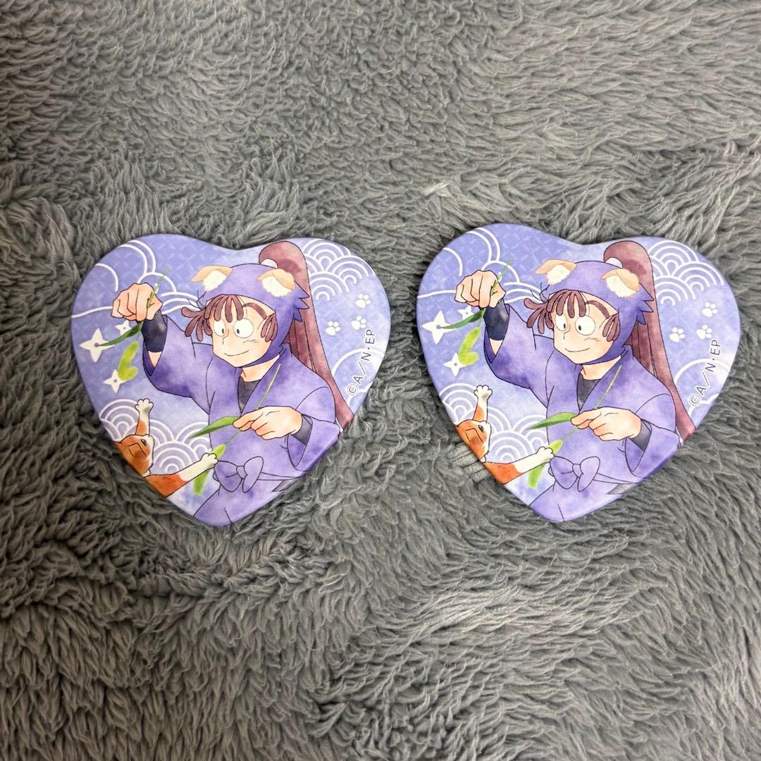 忍たま乱太郎inナンジャタウン ハート缶バッジ 尾浜勘右衛門 - メルカリ