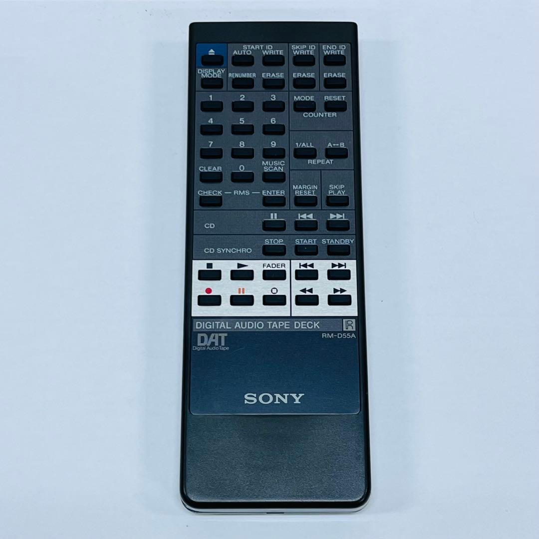 SONY ソニー RM-D55A DATデッキ DTC-55ES用 リモコン - メルカリ