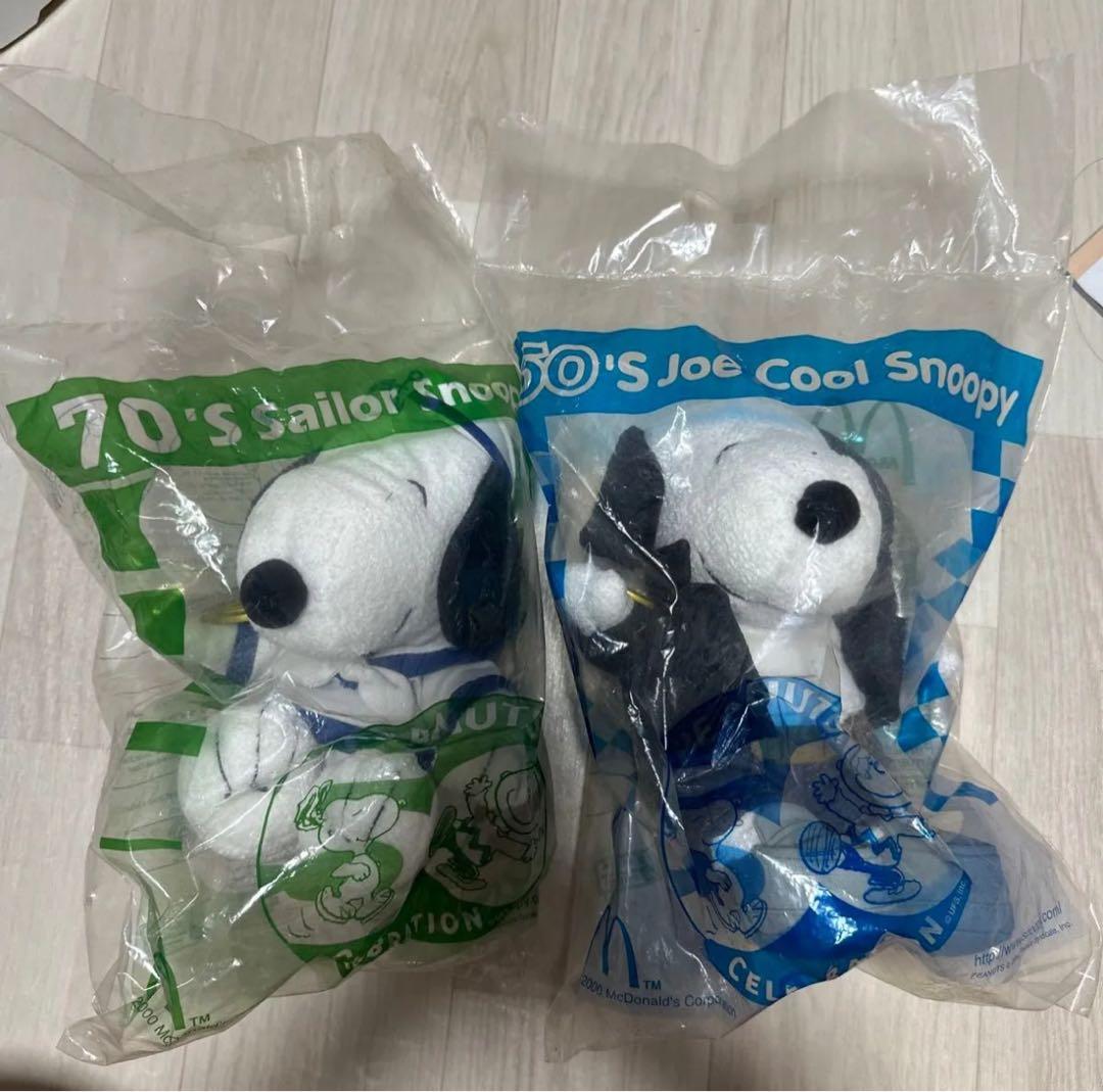 マクドナルド スヌーピー50周年セレブレイション 限定ぬいぐるみセット
