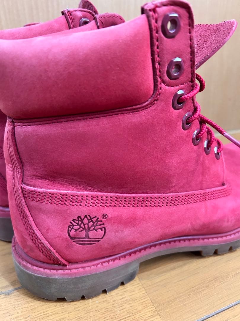 廃盤品 ティンバーランド レッド 赤 ブーツ 27㎝ - メルカリ