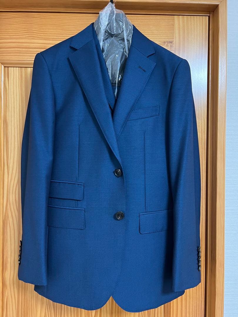 ブラックレーベル　ROEBUCKブルーソリッド3ピーススーツ ブラックソリッドスリーピーススーツ（スーツ）｜BLACK LABEL