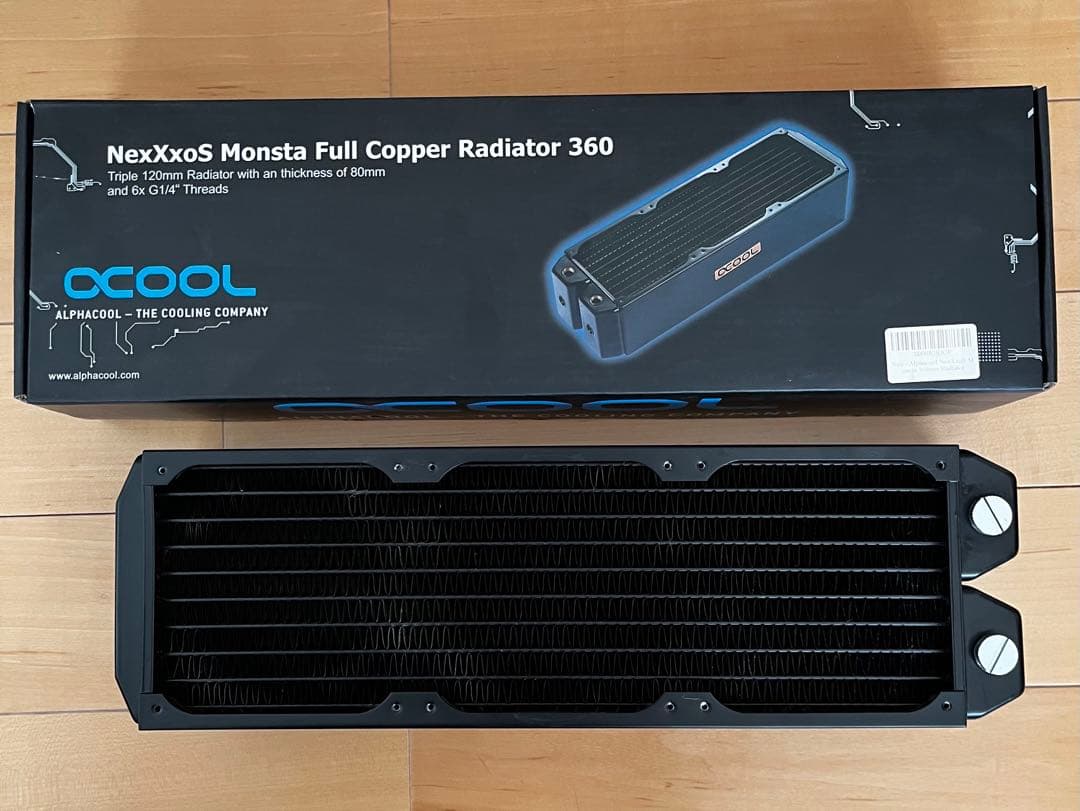 Alphacool NexXxoS Monsta フル銅ラジエーター 360mm Alphacool NexXxoS Monsta 280mm radiator | Alphacool