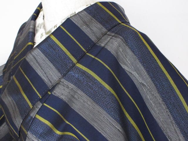 未着用に近い！美品＊本場縞大島＊本場大島紬＊上村商店＊着物