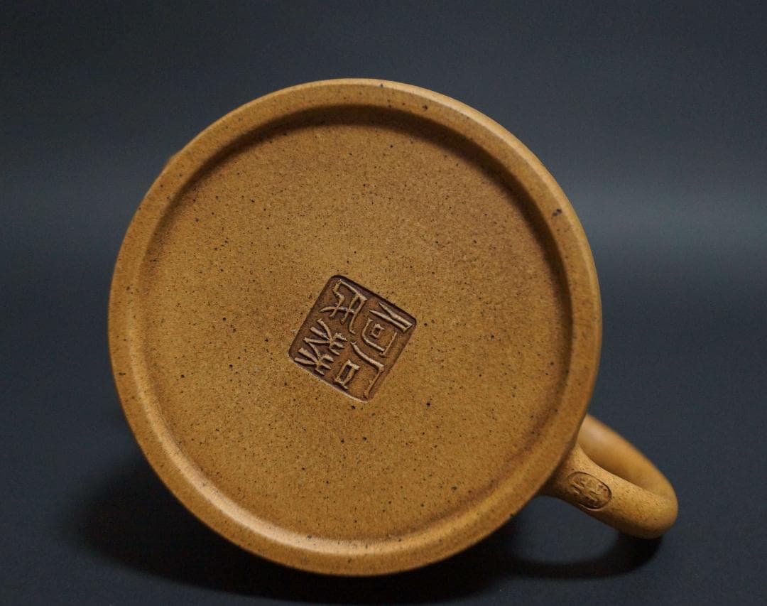 清 名家 「石林何氏」款 何心舟作 細工彫り『竹漢詩文』 造形紫砂壺