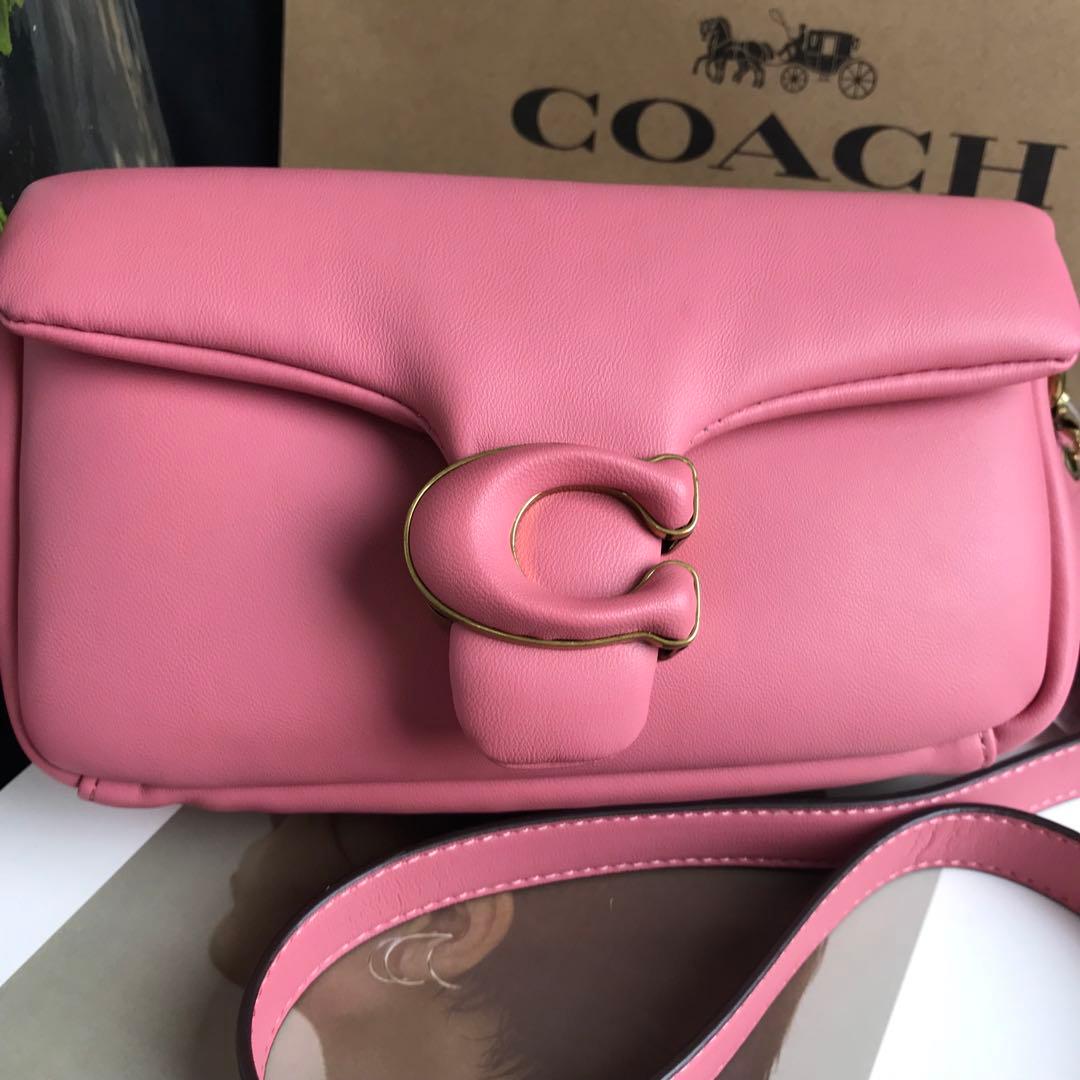 新品 COACH コーチ ピロー タビー ショルダー バッグ 18 ピンク - メルカリ