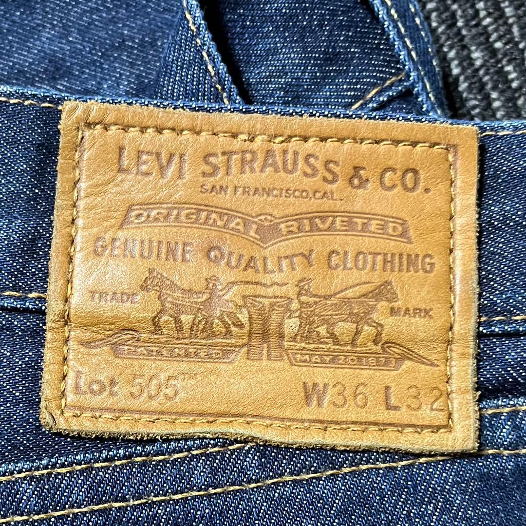 USA製】 Levi's 505 セルビッジ ビッグE 赤耳 36 - メルカリ