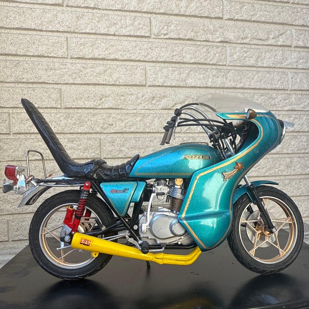 俺のマシン GS400L完成品 当時物 旧車會 暴走族 1/12ロケット 3段