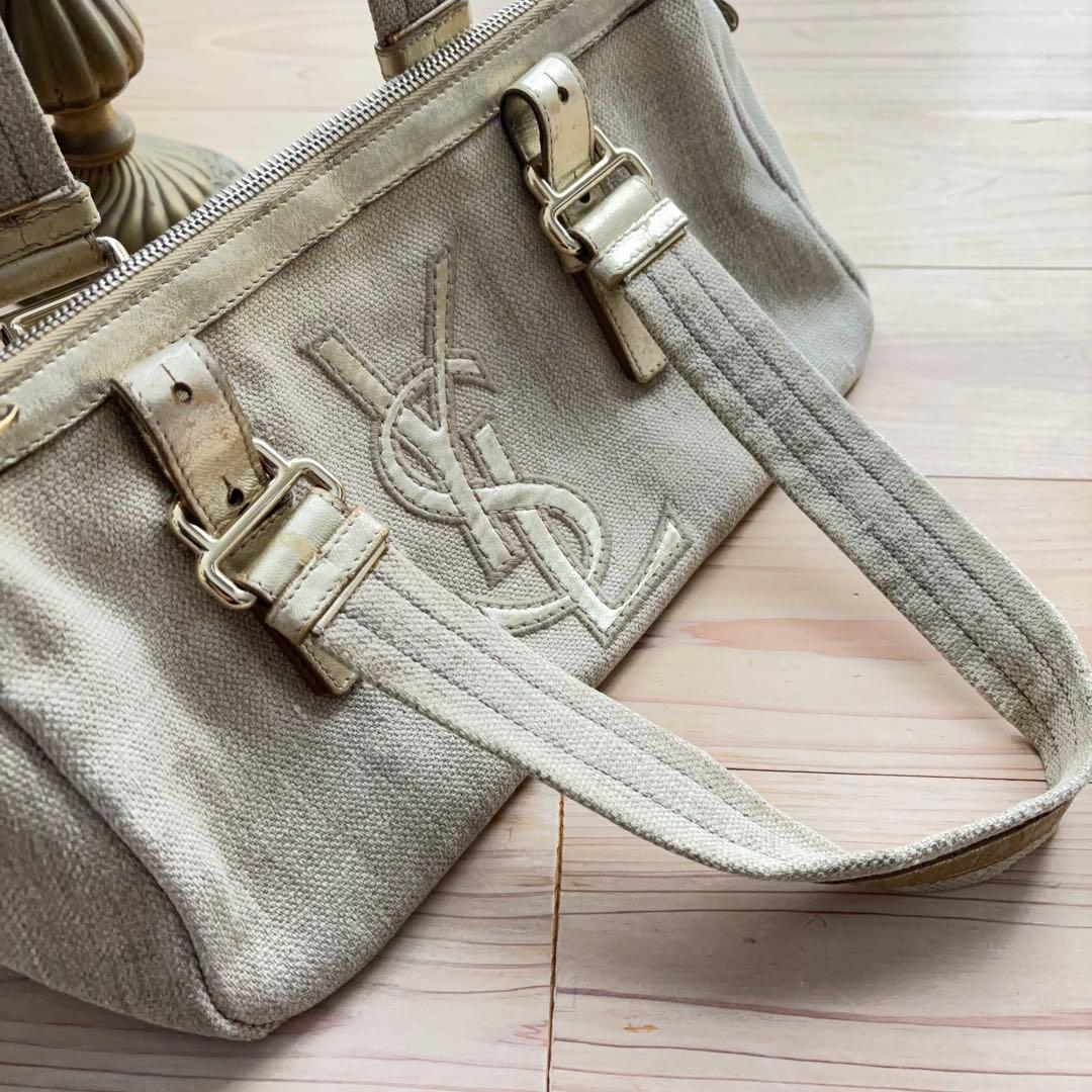 イブサンローラン】ヴィンテージ カハラ ミニボストン ハンドバッグ