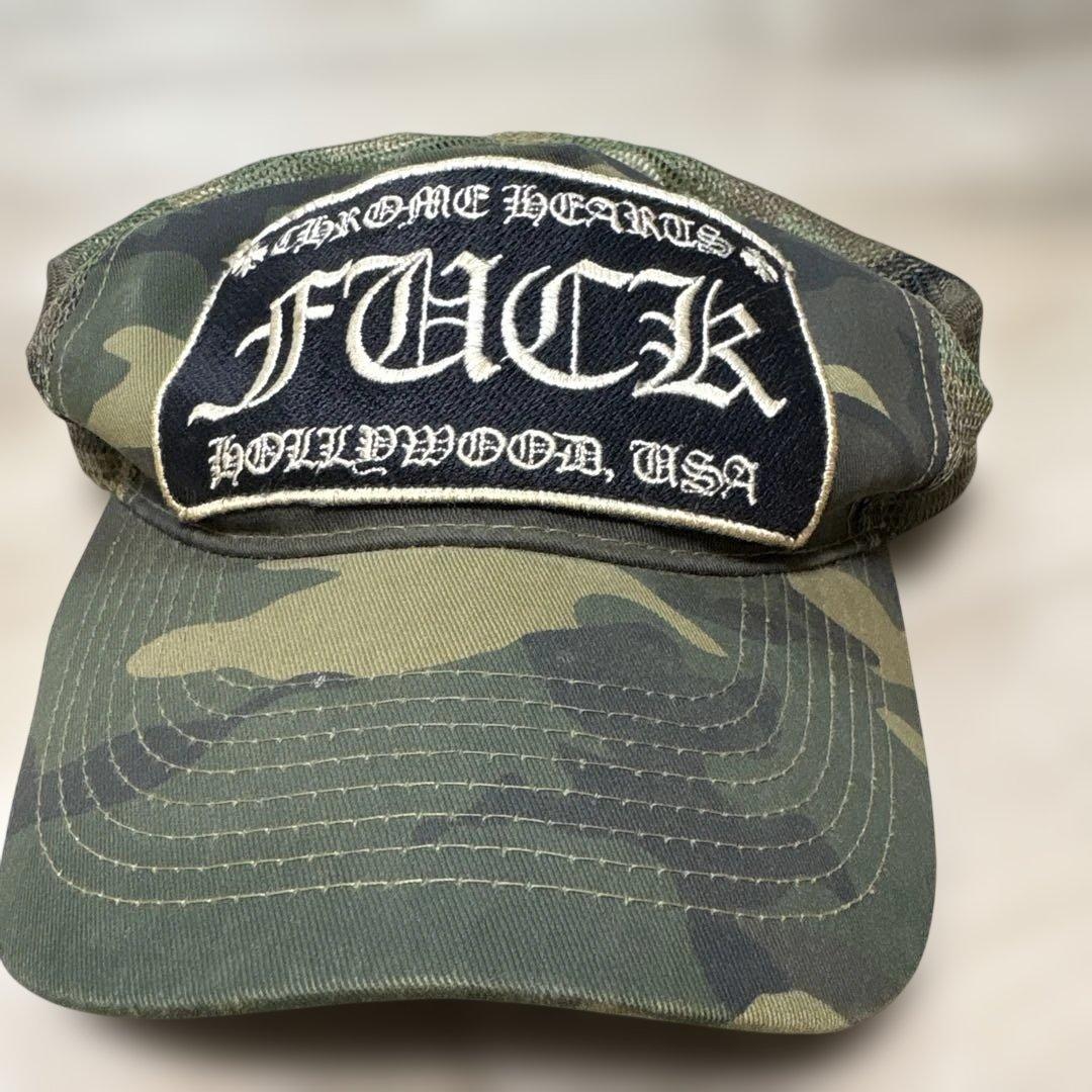 Chrome Hearts カモフラージュキャップ 国内発/クロムハーツ/ ヒーローズ プロジェクト 迷彩 帽子 (CHROME