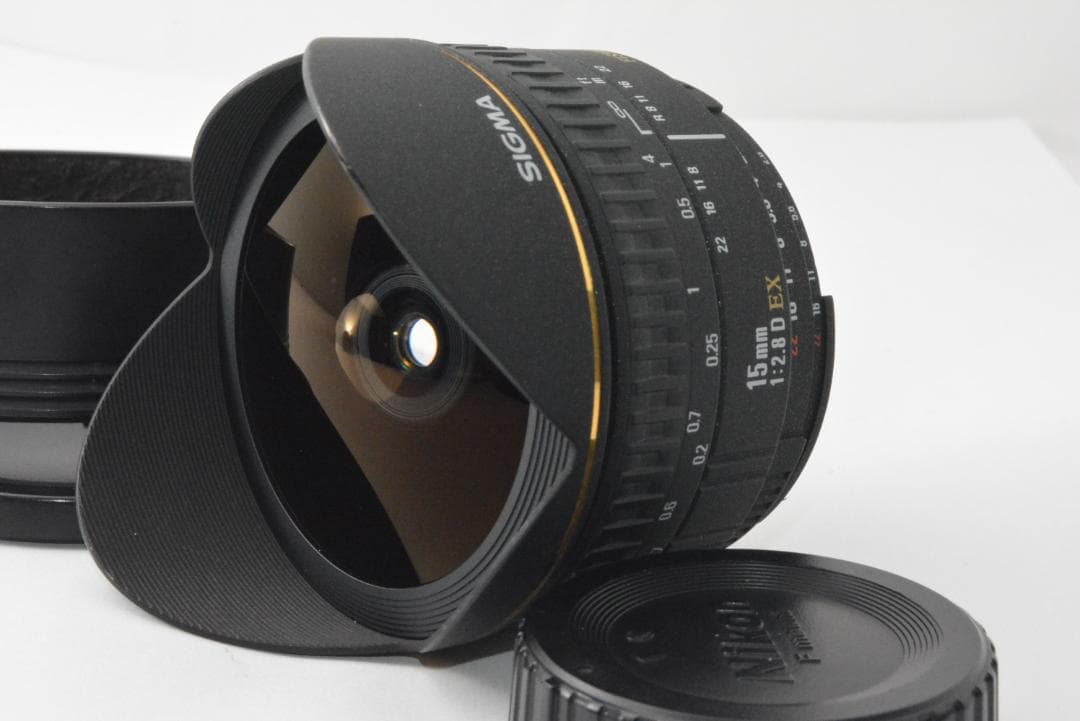 NIKON用★美品★SIGMA 15mm F2.8 EX D FISHEYE Amazon.com : Sigma 15mm F2.8 EX Diagonal Fisheye Lens for Nikon