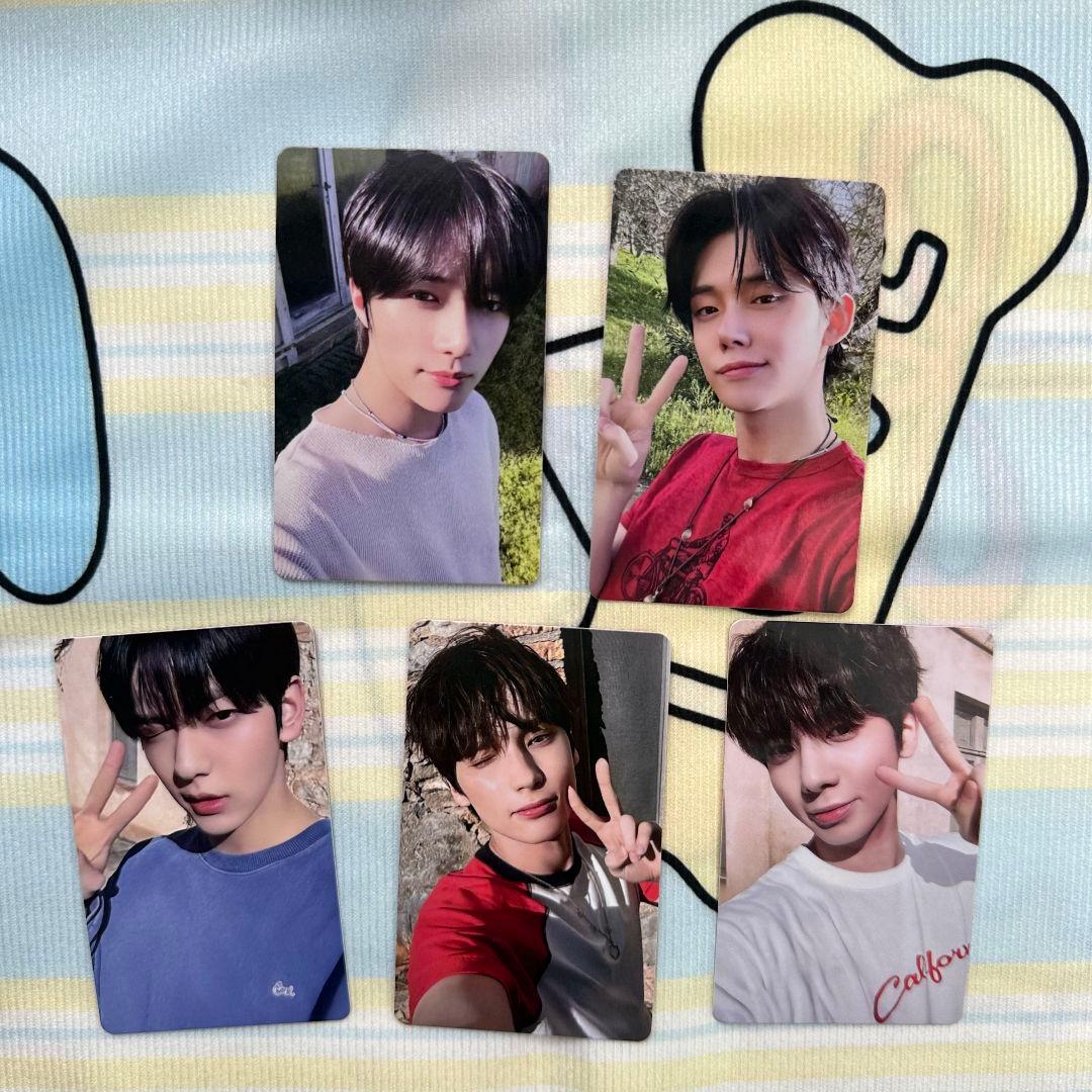 txt love language line music トレカ 5枚 TXT Love Language LINE music トレカ 5枚セット TXT Love Language