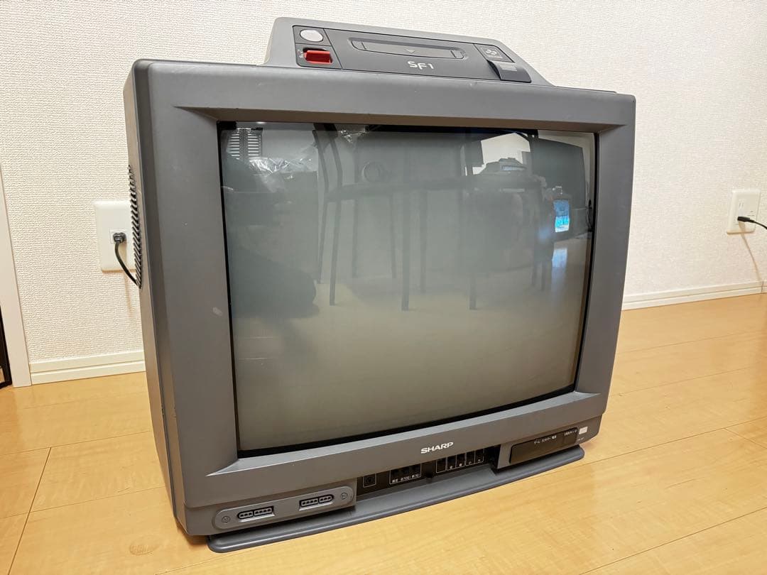 ◇分解洗浄済み美品！！SHARP スーパーファミコン内蔵テレビ 21G SF1