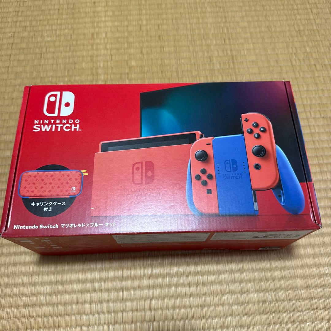 ほぼ未使用】Nintendo Switch マリオレッド×ブルー 本体セット - メルカリ