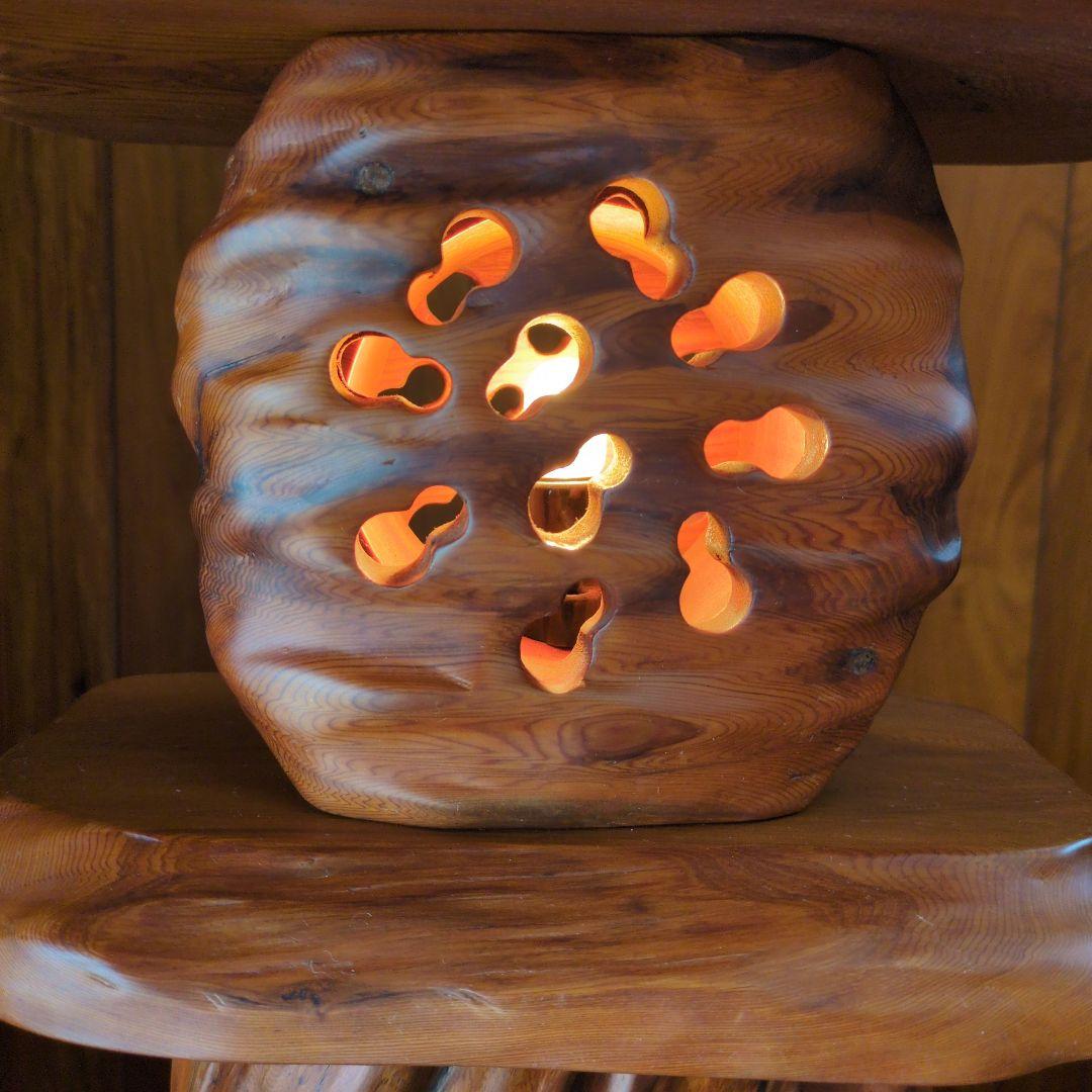 希少【美品】屋久杉 灯籠 間接照明 ランプ インテリア - メルカリ