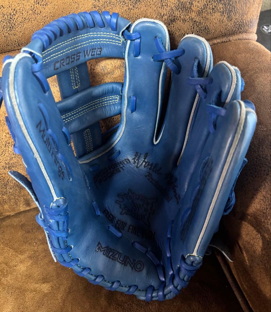 MIZUNO World Win 軟式 青 高田繁モデル【復刻版】ライナーバック