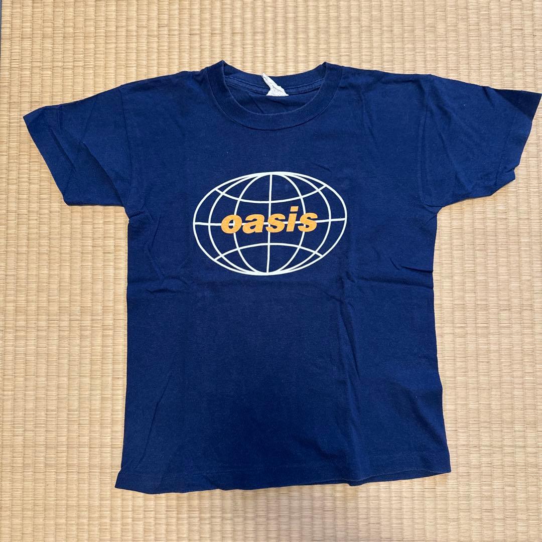 oasis Tシャツ 1998年イベント　レディース oasis 1998年イベント Tシャツ Sサイズ ネイビー - メルカリ