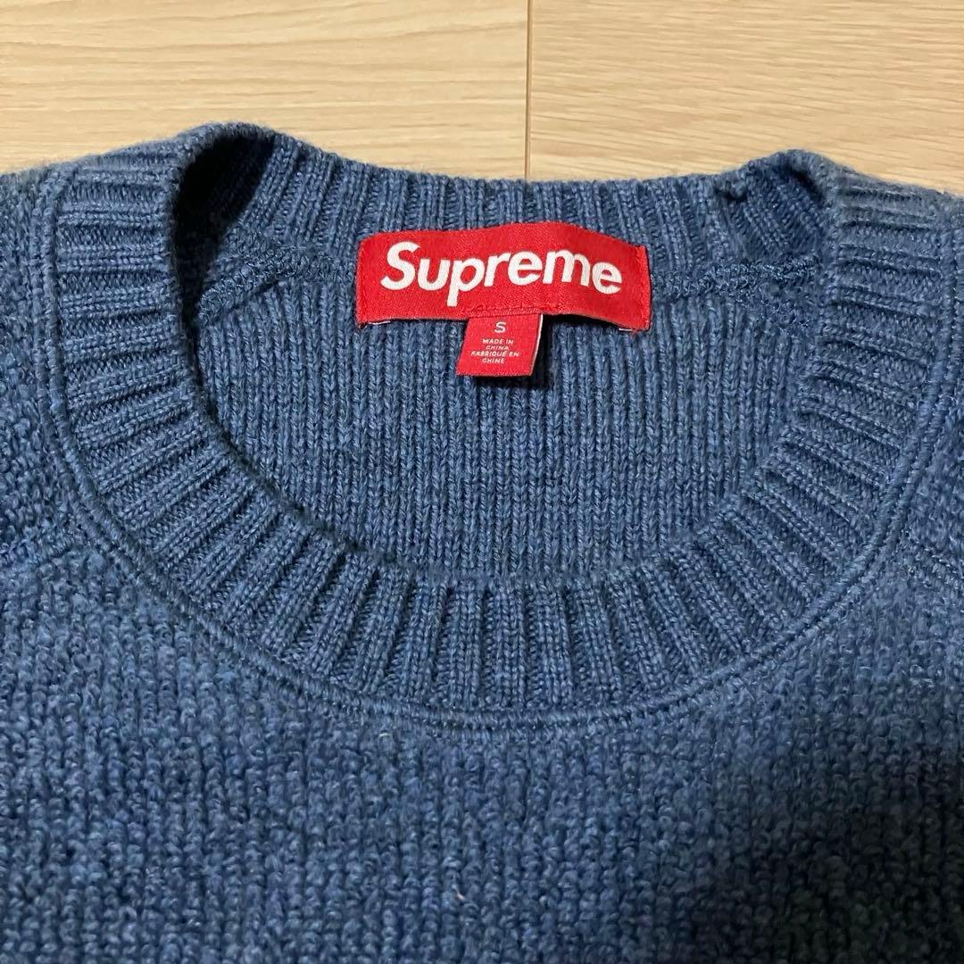 トップス Supreme Terry Small Box Sweater \"Blue\"