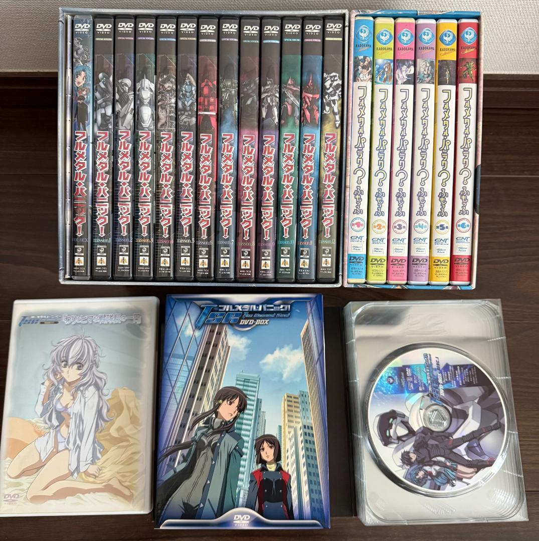 フルメタル・パニック！ １期、2期、３期、OVA セル版DVD-BOX全２７巻 フルメタル・パニック！ 1期、2期、3期、OVA セル版DVD-BOX全27巻